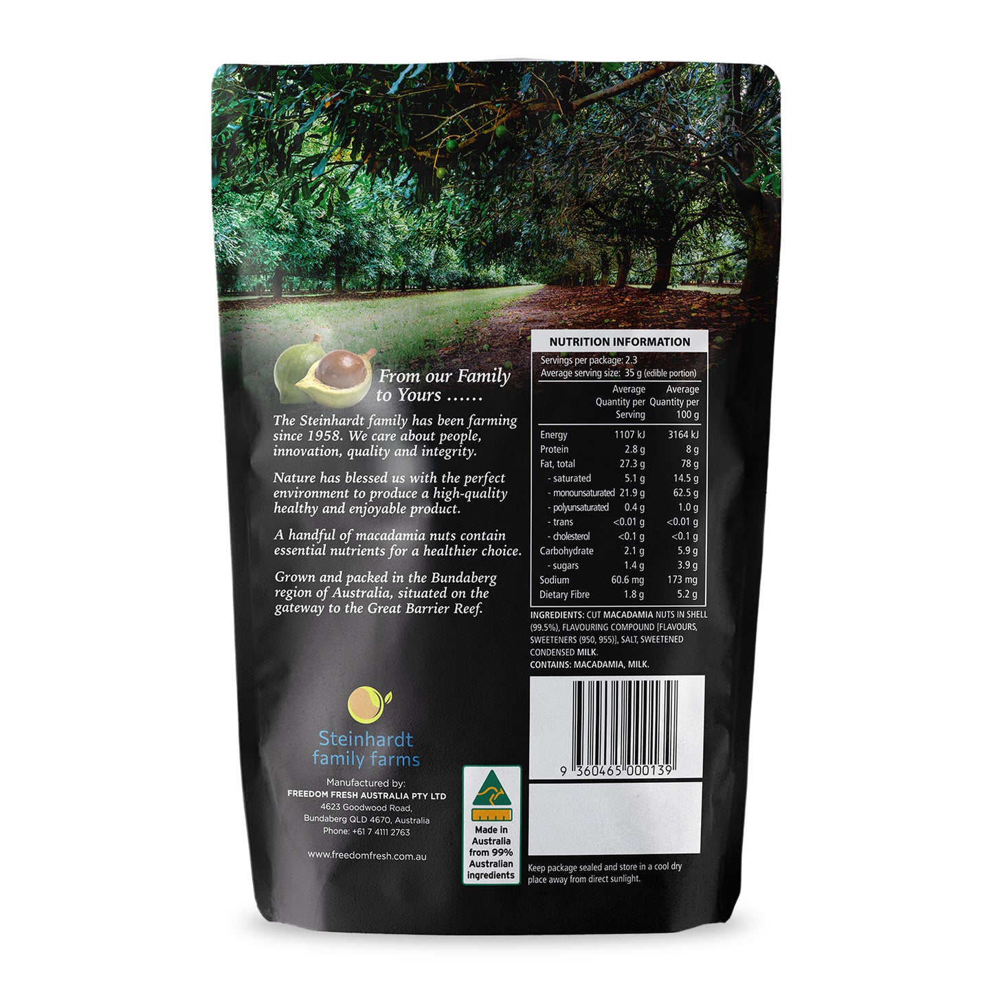 Coconut Pandan Happy Nut Macadamias